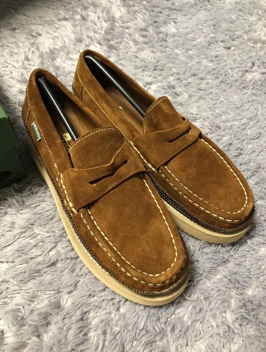 (새제품) SEBAGO CAMPSIDE 스웨이드 패니로퍼